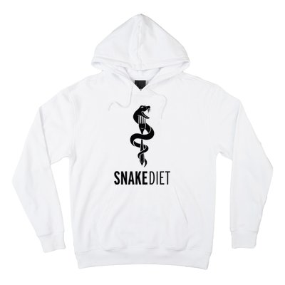 Snake Diet Black Hoodie