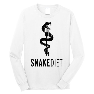 Snake Diet Black Long Sleeve Shirt