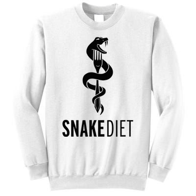 Snake Diet Black Sweatshirt