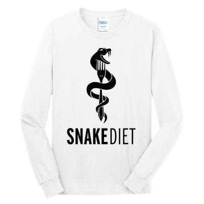 Snake Diet Black Tall Long Sleeve T-Shirt