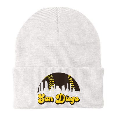 San Diego Baseball Vintage Skyline Cool Retro SD Jersey Beanie