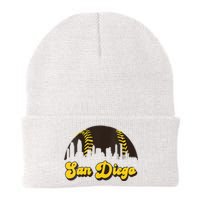 San Diego Baseball Vintage Skyline Cool Retro SD Jersey Knit Cap Winter Beanie