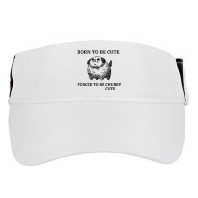 Silly Dogs Born To Be Cute Forced To Be Chubby Cute Adult Drive Performance Visor
