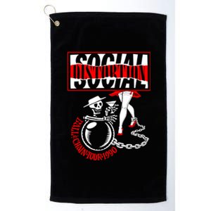 Social Distortion Ball And Chain Platinum Collection Golf Towel