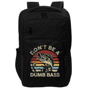 Sunset Dont Be Dumb Bass Fishing Impact Tech Backpack