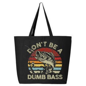 Sunset Dont Be Dumb Bass Fishing 25L Jumbo Tote