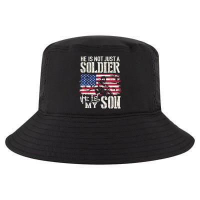 Soldier Dad Cool Gift He Not Just Soldier He Is My Son Father Gift Cool Comfort Performance Bucket Hat