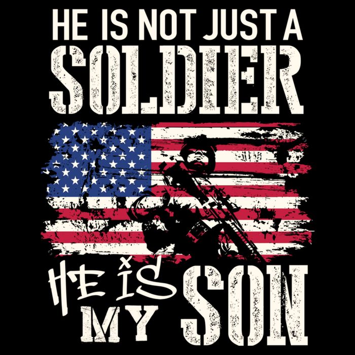 Soldier Dad Cool Gift He Not Just Soldier He Is My Son Father Gift Backpack