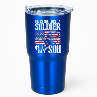 Soldier Dad Cool Gift He Not Just Soldier He Is My Son Father Gift Tumbler
