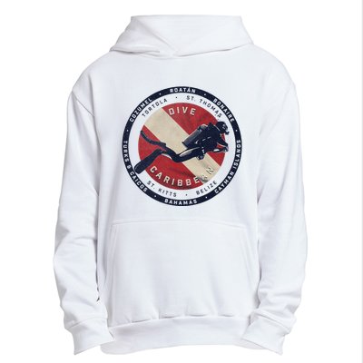 Scuba Dive Caribbean Urban Pullover Hoodie