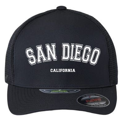 San Diego California Flexfit Unipanel Trucker Cap
