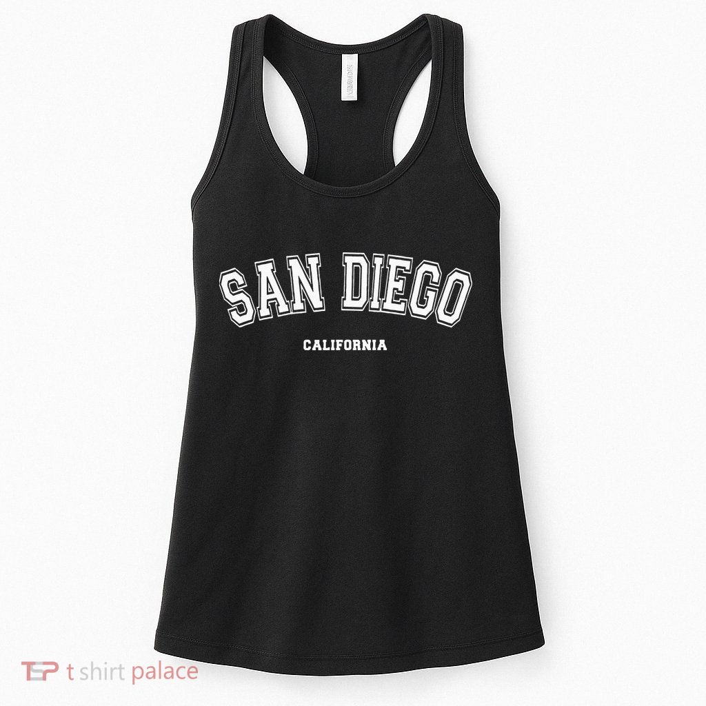San Diego California Womens Tank Top