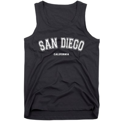 San Diego California Tank Top