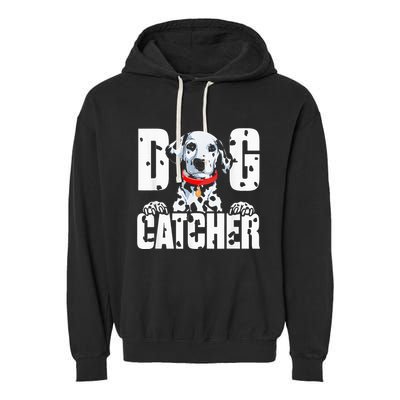 Soft Dog Catcher Costume Dalmatian Easy Family Costume Garment-Dyed Fleece Hoodie