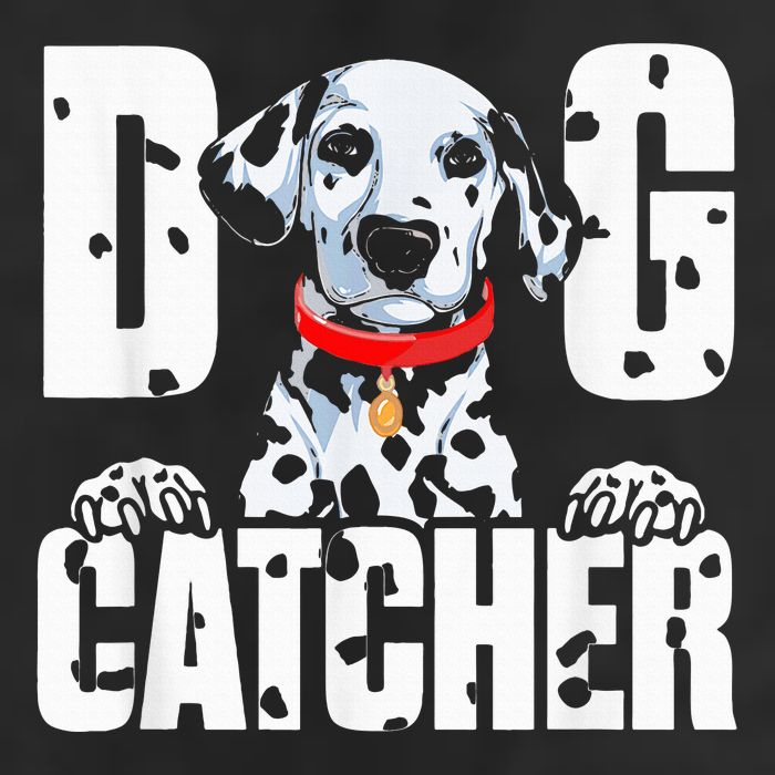 Soft Dog Catcher Costume Dalmatian Easy Family Costume 7 Panel Mesh Trucker Snapback Hat