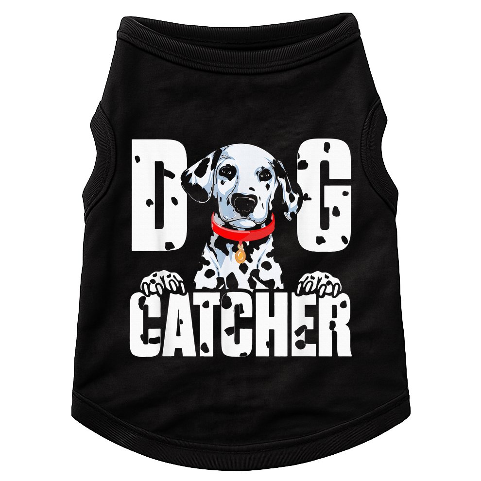 Soft Dog Catcher Costume Dalmatian Easy Family Costume Doggie Tank