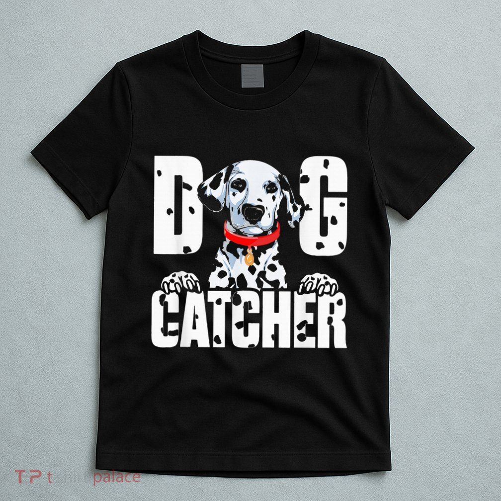 Soft Dog Catcher Costume Dalmatian Easy Family Costume T-Shirt