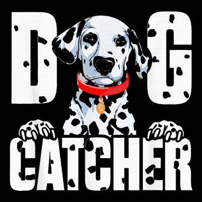 Soft Dog Catcher Costume Dalmatian Easy Family Costume T-Shirt