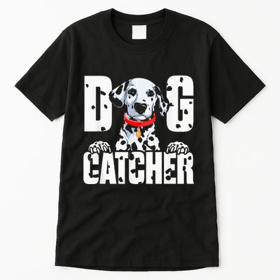 Soft Dog Catcher Costume Dalmatian Easy Family Costume Tall T-Shirt