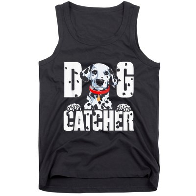 Soft Dog Catcher Costume Dalmatian Easy Family Costume Tank Top