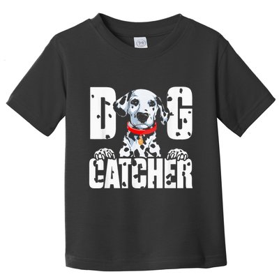 Soft Dog Catcher Costume Dalmatian Easy Family Costume Toddler T-Shirt