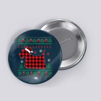 Scottie Dog Christmas Pajama Red Plaid Scottish Ugly Sweater Button