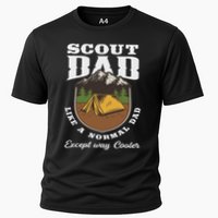 Scout Dad Camping Scouting Tent Scout Leader Scout Cooling Performance Crew T-Shirt