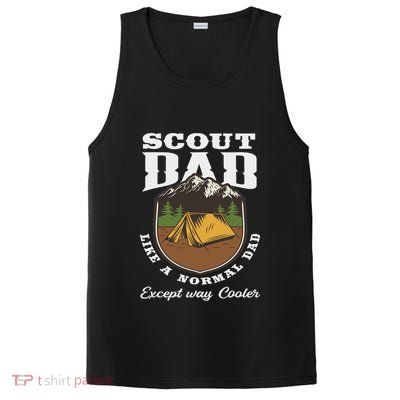 Scout Dad Camping Scouting Tent Scout Leader Scout PosiCharge Competitor Tank