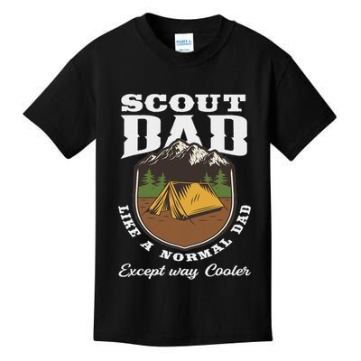 Scout Dad Camping Scouting Tent Scout Leader Scout Kids T-Shirt