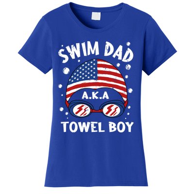 Swim Dad Coach Swimmer Trainer Athlete Swimming Styles Sport Gift Women's T-Shirt