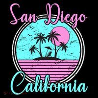 San Diego California Funny Gift Ca Beach Travel Souvenir Funny Gift Flatbill Hat