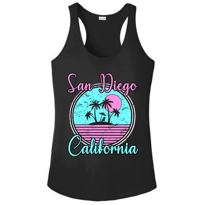 San Diego California Funny Gift Ca Beach Travel Souvenir Funny Gift Ladies PosiCharge Competitor Racerback Tank