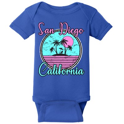 San Diego California Funny Gift Ca Beach Travel Souvenir Funny Gift Baby Bodysuit