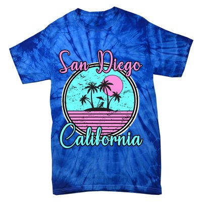 San Diego California Funny Gift Ca Beach Travel Souvenir Funny Gift Tie-Dye T-Shirt