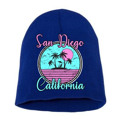 San Diego California Funny Gift Ca Beach Travel Souvenir Funny Gift Short Acrylic Beanie