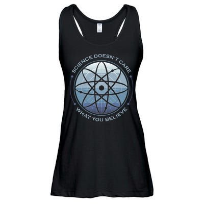 Science Doesn't Care What You Believe Ladies Essential Flowy Tank