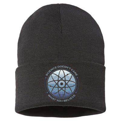 Science Doesn't Care What You Believe Sustainable Knit Beanie