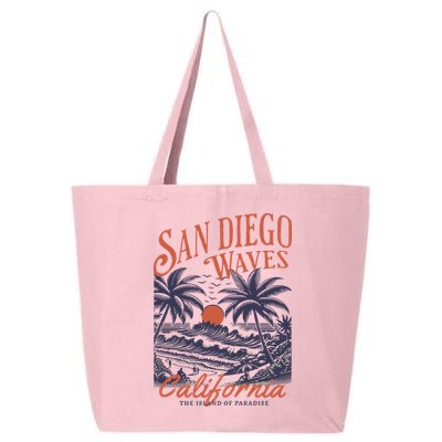 San Diego California Vintage Summer 25L Jumbo Tote