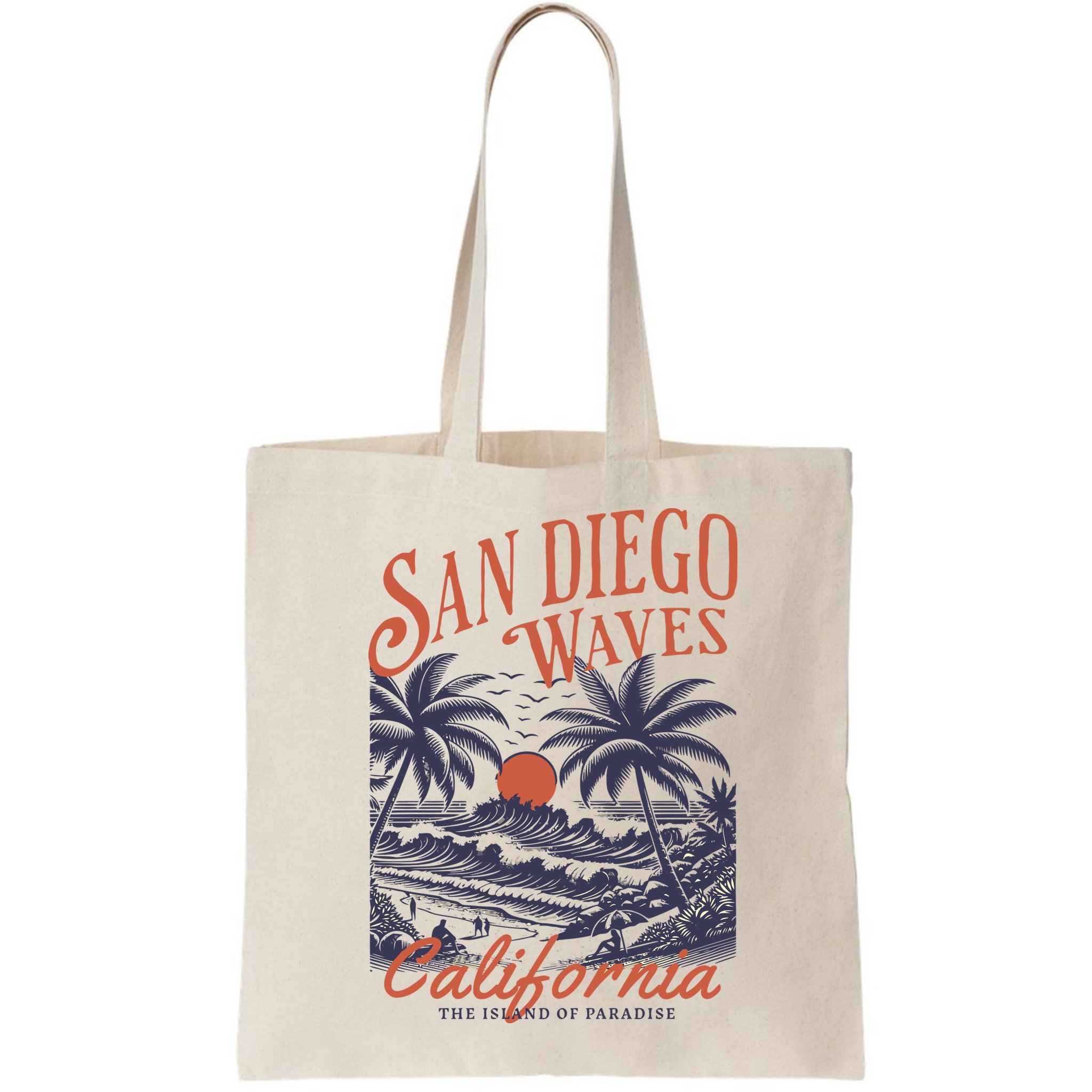 San Diego California Vintage Summer Bag