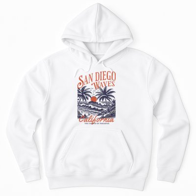 San Diego California Vintage Summer Hoodie