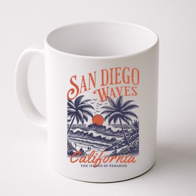 San Diego California Vintage Summer Mug