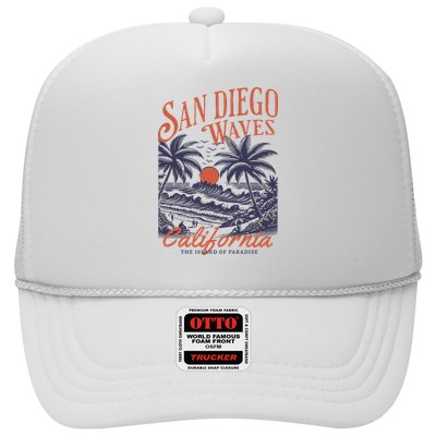 San Diego California Vintage Summer Trucker Hat