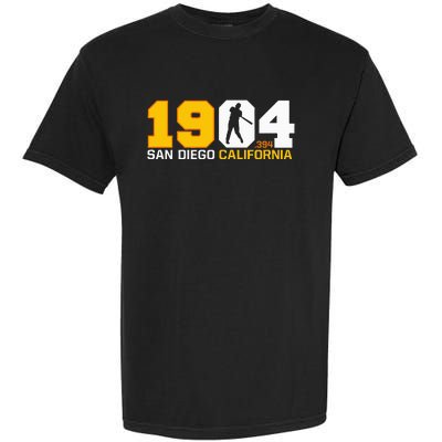 San Diego California Throwback 1904 Baseball Statue .394 Garment-Dyed Heavyweight T-Shirt