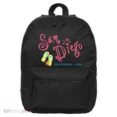 San Diego California 16 in Basic Backpack