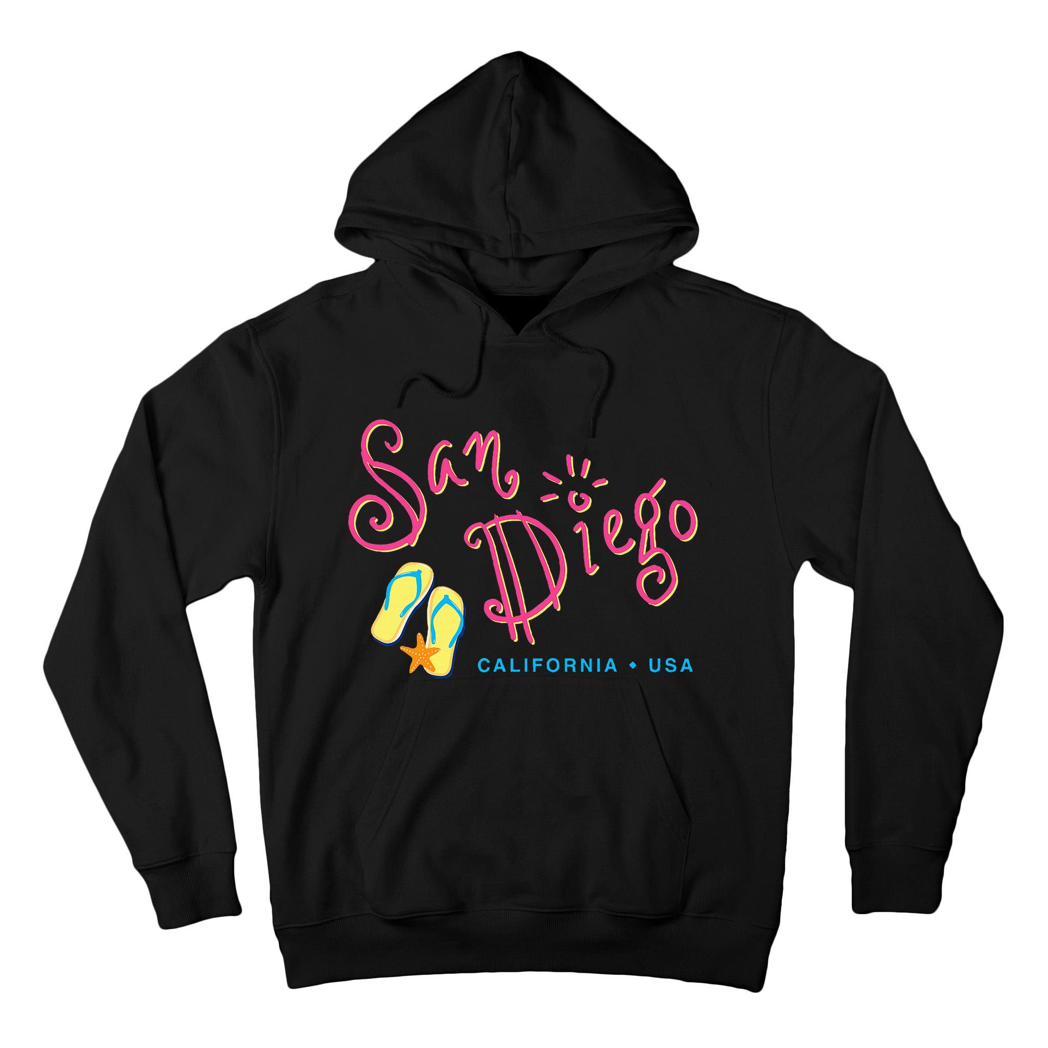 San Diego California Tall Hoodie
