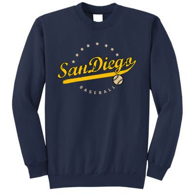 San Diego City Baseball Vintage Varsity Sweatshirt