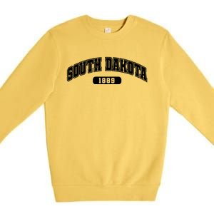 South Dakota Collegiate Style 1889 Premium Crewneck Sweatshirt