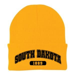 South Dakota Collegiate Style 1889 Knit Cap Winter Beanie