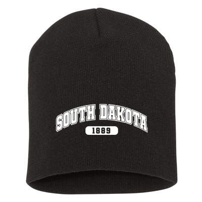 South Dakota Collegiate Style 1889 Short Acrylic Beanie