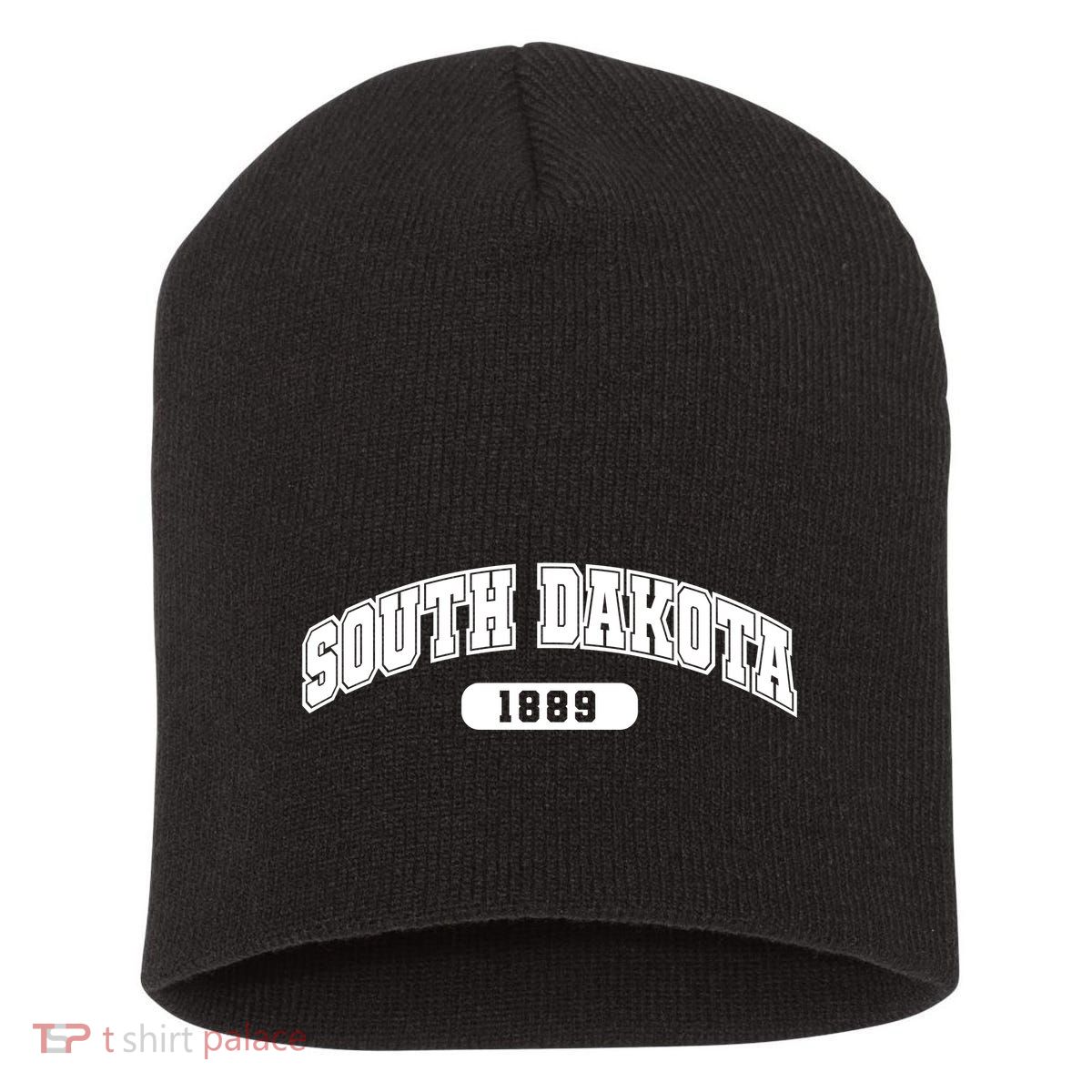 South Dakota Collegiate Style 1889 Short Acrylic Beanie